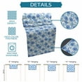 thumbnail image 7 of Table Runner Watercolor Blue Floral Table Decoration for Kitchen Dinning Flowers Table Decoration for Indoor Outdoor Party Wedding Decor 13x90 Inch, 7 of 7