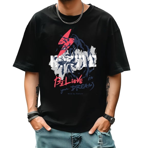 Men's Short Sleeve Graphic T shirt Collection Summer New Trend Sports Shirt Select