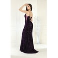 thumbnail image 6 of Royal Queen RQ7987 Juniors Womens Spaghetti Straps Sequins Long Formal Evening Gown, 6 of 8