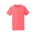 thumbnail image 5 of Port & Company Pigment Dyed Pocket Tee-3XL (Neon Coral), 5 of 6