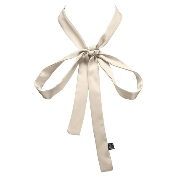 Fashion Scarves for Women, Silky Satin Head Scarf 63" x 1", Beige