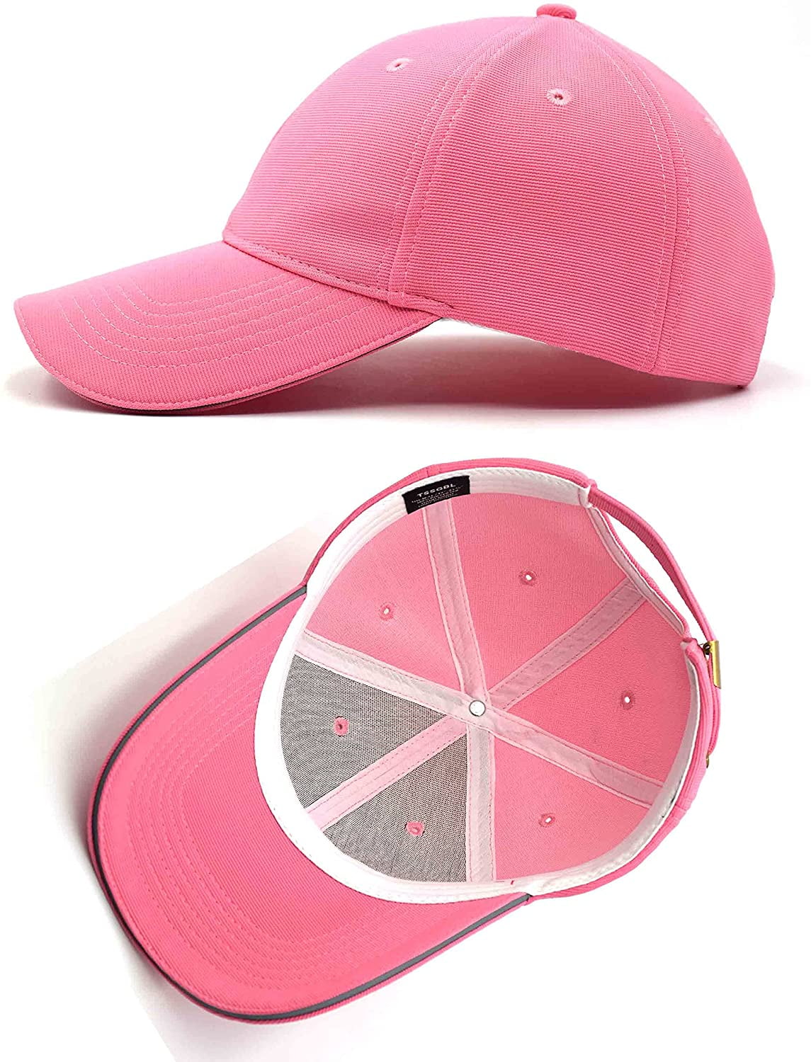 Reflective Brim Low Profile Solid Plain 