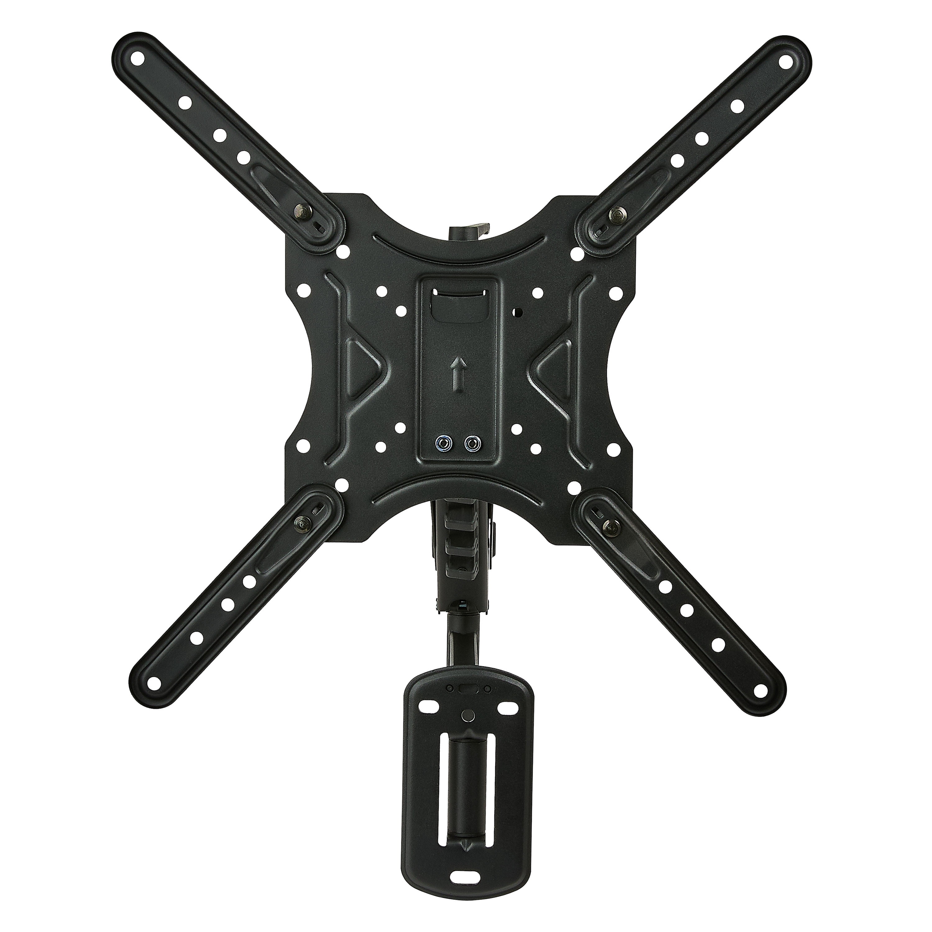 onn Spring Assisted Full Motion Mount for 24" to 65" TVs, ETL Listed, Holds upto 66 lbs