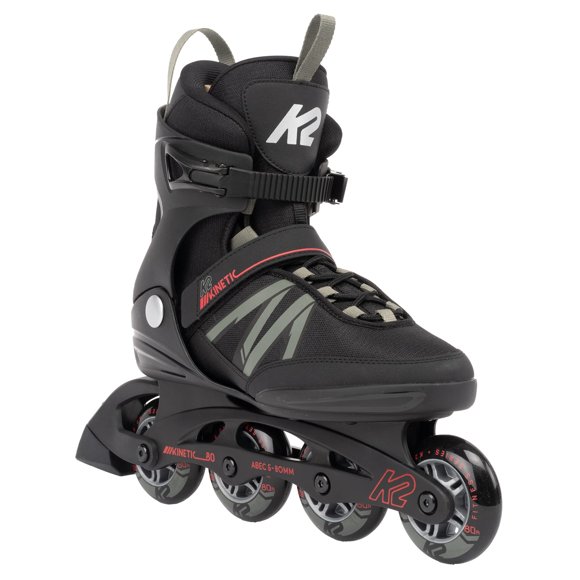 K2 Kinetic 80 Mens Inline Skates - Black/Gray / 11.5