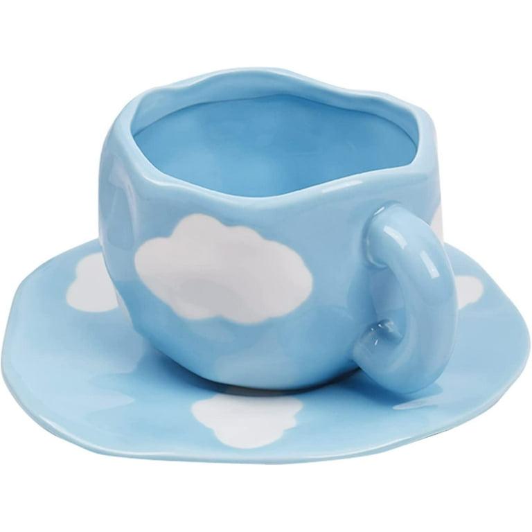 EYLINK mugs set aesthetic mug Best mom mug ever novelty mug coffee mugs for  women large mugs with handle (Body blue)