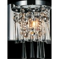 thumbnail image 1 of 1 Light Bathroom Sconce with Chrome finish, 1 of 3