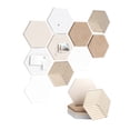 thumbnail image 2 of Hexagon Acoustic Panels 10-Pack High Density Self-Adhesive Sound Dampening Wall Panels for Studio Noise Reduction Home Office Decor, 2 of 9