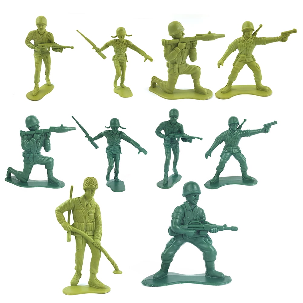 Bluelans 6Pcs Mini Simulation Military Army Soldiers Action Figures
