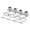 Silver, variant on Riousery 4 PCS RC Wheel Hex Driver 17mm / 0.67 in Aluminum Alloy Coupler Kit for HSP 1/8 RC Car, Black