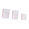 thumbnail image 3 of 3 fundas transparentes para agenda, ligeras, ideales como regalo. Fundas protectoras recargables para cuadernos de uso diario, perfectas para hogar Rosa, 3 of 8