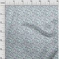 thumbnail image 3 of oneOone Polyester Spandex Blue Fabric Floral Sewing Craft Projects Fabric Prints By Yard 56 Inch Wide, 3 of 4