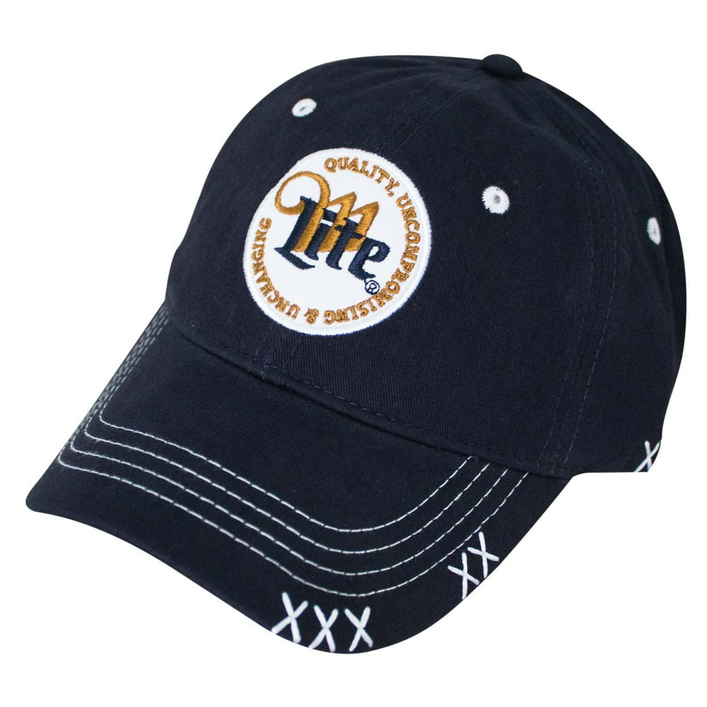 Miller Lite Miller Lite Circle Logo Navy Blue Men's Hat