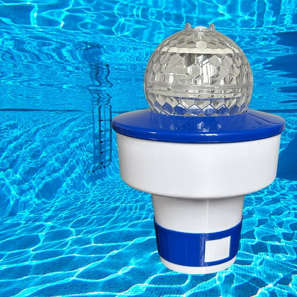 Pool Floating Chlorine Dispenser Chemical Dispenser Fits 1 and 3 inch Pool  Chlorine Floater Automatic for Fountain Indoor Outdoor A