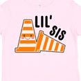 thumbnail image 4 of Inktastic Lil Sis with Construction Cones Girls Toddler T-Shirt, 4 of 5