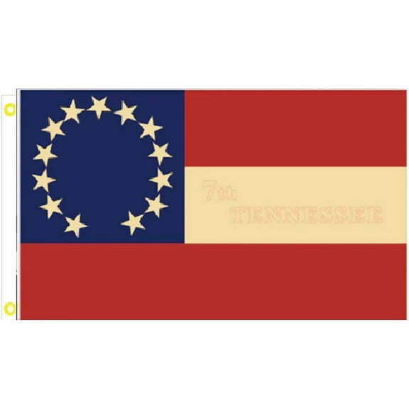 3X5 7TH TENNESEE FIRST NATIONAL FLAG BANNER 100D