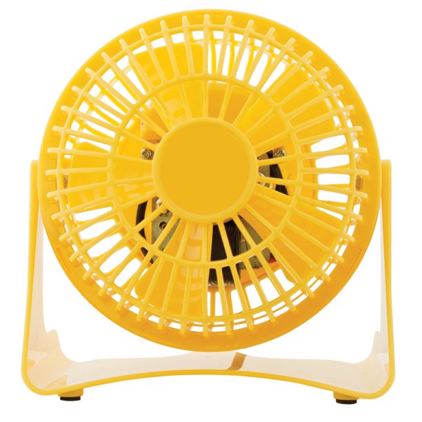 Kool Zone 4" Personal Fan Yellow