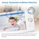 thumbnail image 4 of VTech RM7766-2HD RM77662HD Sistema de vigilancia para bebés con vídeo inteligente Wi-Fi 1080p, 2 cámaras, giro e inclinación de 360°, con pantalla de 7 pulgadas. Pantalla, luz nocturna y acceso remoto, 4 of 5