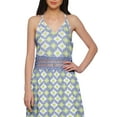 thumbnail image 2 of Moomaya WoMen's Sleeveless Maxi Dress With Trim Lace Spaghetti Strap Summer Wear, 2 of 6