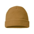 thumbnail image 2 of Richardson Waffle Cuffed Beanie, Camel - One Size, 2 of 3