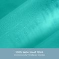 thumbnail image 5 of Kenney® Lightweight PEVA Shower Curtain Liner and C-Ring Set, 70" W x 72" H, Turquoise, 5 of 8