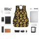 thumbnail image 4 of Balery Sunflower (2) Mochila Ligera para Hombres y Mujeres – Resistente y Impermeable, Ideal para la Escuela, el Trabajo, los Viajes y el Uso Diario, 4 of 7