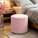 thumbnail image 1 of Stretch Round Stool Cover Soft Fabric Waterproof Round Ottoman Slipcover Washable Protector For Vanity Bedroom Living Room And Home Daily Use, 1 of 6