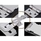 thumbnail image 4 of Herrajes para puertas y ventanas Cerrojo de candado de acero inoxidable, Cerrojo y clip de alta resistencia con tornillos, Cerrojo de puerta Cerradura de puerta Pestillo de cobertizo Clip de candado, 4 of 5
