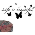 thumbnail image 1 of Car Sticker - Strong Adhesive Butterfly Theme Reflective Decor, Car Decal Stickers for Stylish Customization, Vinyl, Vehicle Accessory with Eye-Catching Design, for Window, Friends, Men, Women, 1 of 7