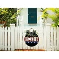 thumbnail image 4 of Home Sign for Front Door, Decor for Farmhouse Porch Decorations, Round Wooden Hanging Sign Housewarming Gift for Home Outdoor Indoor, 4 of 8