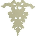 thumbnail image 4 of Ekena Millwork 8 1/2"W x 9"H x 3/4"P Versailles Ribbon and Rose Drop Onlay, 4 of 6