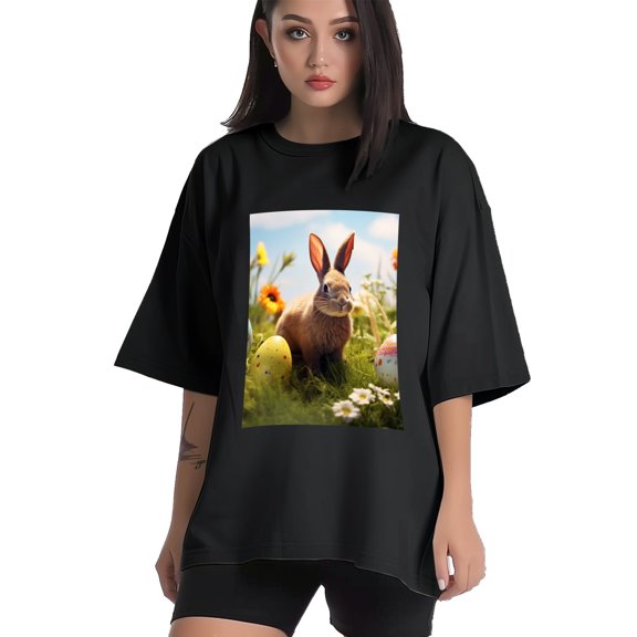 Plus Size Shirt for Women Black Tops for Women Short Sleeves Shirt for Women Easter T Shirt Crewneck Shirt for Women XS