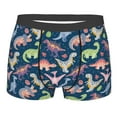 thumbnail image 4 of Goofa Dinosaur Printed Men's Boxer Briefs Underwear, Moisture-Wicking Underwear, Trunk,Soft and Breathable Cotton Underwear-XX-Large, 4 of 9