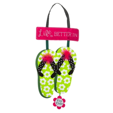 Evergreen Life Is Better In Flip Flops Outdoor Safe Felt Door Decor Evergreen Life Is Better In Flip Flops Outdoor Safe Felt Door Decor Keep Your Front