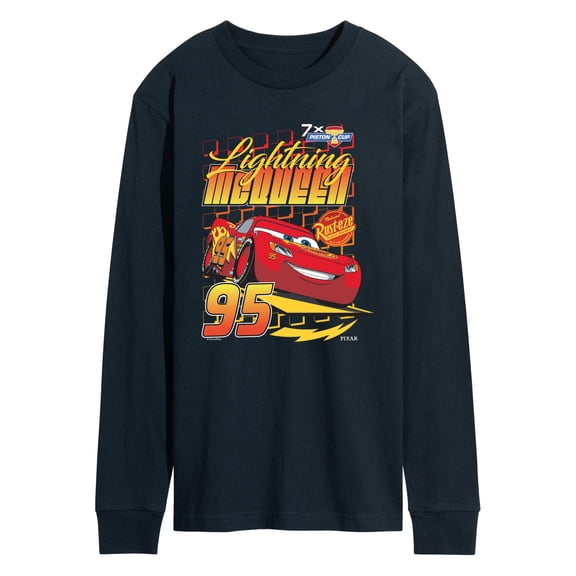 Cars - Lightning Racing - Men's Long Sleeve Graphic T-Shirt
