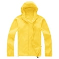 thumbnail image 4 of Siilsaa Womens Coats Crop Hooded Puffer Jacket Zip Up Winter Quilted Warm Short Jacket Outerwear Yellow,M, 4 of 4