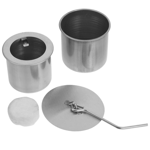MOVTOTOP Stainless Steel Tabletop Fire Pit Insert Kit Portable Mini Fire Pit Outdoor Patio Small Fire Pit Insert With Extinguisher Lid Ideal For Indoor And Outdoor Use