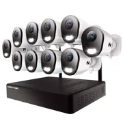 Night Owl 10-CH Wi-Fi NVR Security System, 2TB 10 Plug-In 4K Cameras