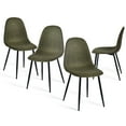 thumbnail image 2 of Homy Casa Set of 4 Modern Dining Chairs Upholstered Side Chairs with Sturdy Metal Legs and Ergonomic Seat for Kitchen Dining Room and Apartment, 2 of 6