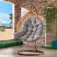 thumbnail image 4 of Cojín de asiento Cojines de Columpio Silla de Columpio colgante Cola Cojín del asiento Gris 80x120cm, 4 of 8