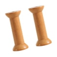 thumbnail image 4 of veasfak 2 Pieces Wooden Empty Spool Embroidery 3.1" Arts DIY Embroidery Thread Spool A, 4 of 9