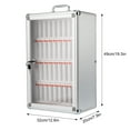 thumbnail image 4 of Miumaeov Aluminum Alloy Cell Phones Storage Cabinet for Cell Phones, Wall-Mounted with a Locked, Can be Carried by Hand (36 Slots), 4 of 10