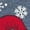 HEATHER BLUE, variant on The Grinch - Naughty Check - Women's Short Sleeve Graphic T-Shirt