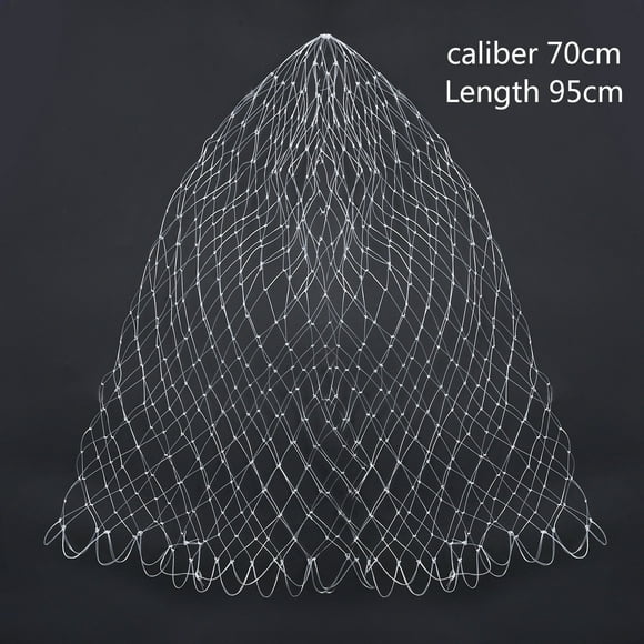 Filet de Pêche Durable en Nylon pour Débarquement, Filet en Maille, Calibre 40-70 cm