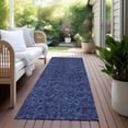 thumbnail image 6 of Addison Rugs Chantille Indoor/Outdoor Transitional Floral Navy Washable Runner Rug, 2'3" x 7'6", 6 of 6