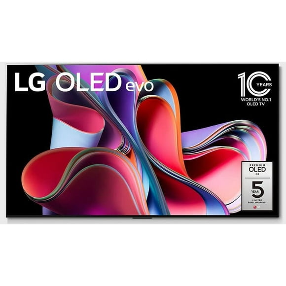 LG G3 MLA OLED evo 83-inch Gallery Edition 4K Smart TV - AI-Powered, Alexa Built-in, Gaming, 120Hz Refresh, HDMI 2.1, FreeSync, G-sync,83" Television - Open Box- 10/10