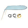 thumbnail image 1 of Canoe Sun Shade Canopy for Single Person Waterproof Oxford Cloth Kayak Boat Sun, 1 of 9