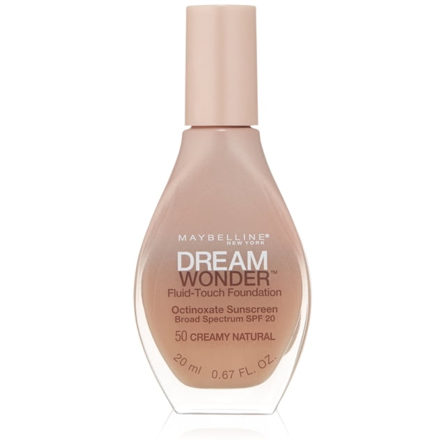 Base de maquillaje Maybelline New York Dream Wonder, 20 ml, cremosa y natural