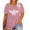 Dark Pink, variant on KimSoong Women Plus Size Breast Cancer Shirts Pink Ribbon Shirt Breast Cancer Awareness T-Shirts Squad Breast Cancer Tee Tops