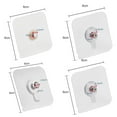 thumbnail image 2 of FUTUREORYY Crochet Mural 6mm Hauteur Transparent pour Cadres Photo Crochets 12 Pcs, 2 of 8