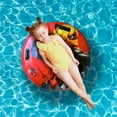 thumbnail image 4 of Mighty Mojo Miraculous Ladybug Cat Noir 30" Ring Float Pool Raft Inflatable Tube, 4 of 5